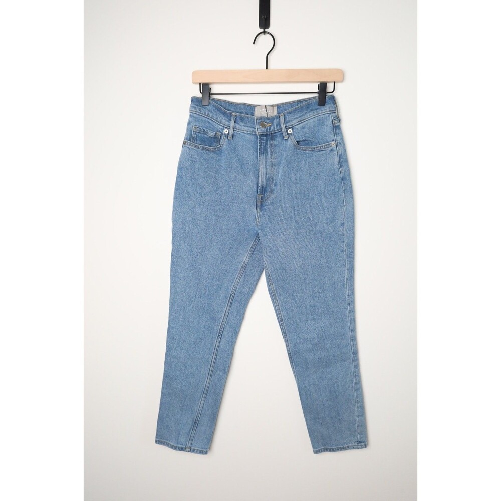 Everlane Jeans Women Size 26 Blue The Original Cheeky Tapered Leg Denim Cropped